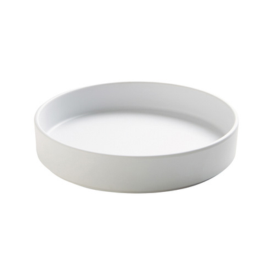 Cal-Mil 22017-8-15
 8-1/4"
 Melamine
 White
 Round
 Plate