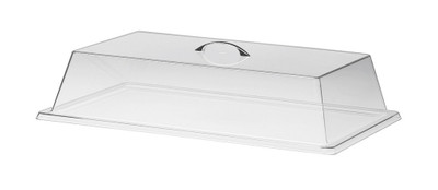 Cal-Mil 327-12 12" W x 20" D x 4" H Polycarbonate Clear Rectangular Standard Display Cover