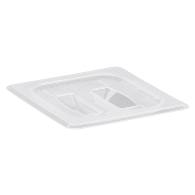Cambro 60PPCH190 1/6 Size Translucent Food Pan Cover - 6/Case