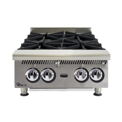 Star 804HA-LP 24" Liquid Propane Countertop Hotplate - 120,000 BTU