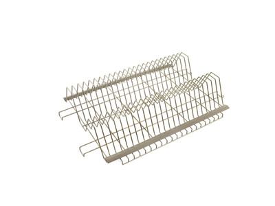 Metro XTR2436XE 24 Trays Mounts On 36" W Taupe Epoxy Coated Wire Cutting Board &amp; Tray Drying Rack