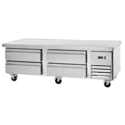 Arctic Air ARCB72 74" W Four Drawers Refrigerated Chef Base