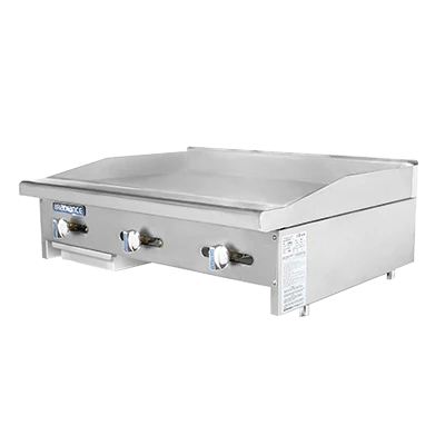 Turbo Air TAMG-36-NG 36" Natural Gas Countertop Radiance Griddle - 66,000 BTU
