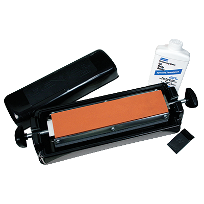 Dexter 7946 11-1/2" Tri-Stone Sharpening System - 1 Set