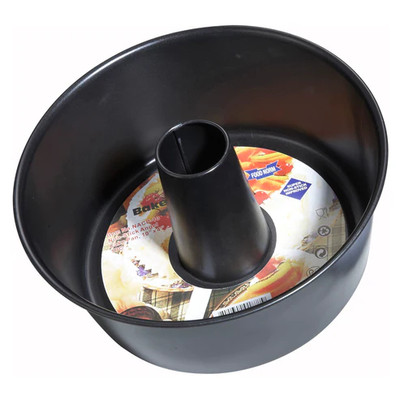 Winco NACP-10 10" x 4" Steel Angel Cake Pan
