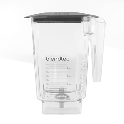 Blendtec 40-630-61 WildSide 90 Oz. Copolyester Jar - Clear Black Lid