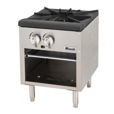 Migali C-SPS-1-18-NG 18" Natural Gas 2 Burners Countertop - 80,000 BTU