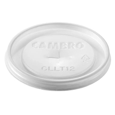 Cambro CLLT12190 Translucent Disposable CamLid (1000 Per Case)