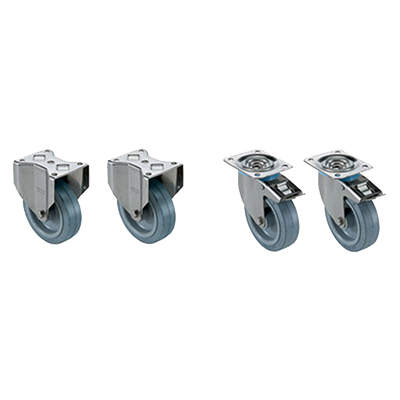 Electrolux 206135 (4Wheelcomp) Wheel Kit (4) (2) Swiveling With Brake