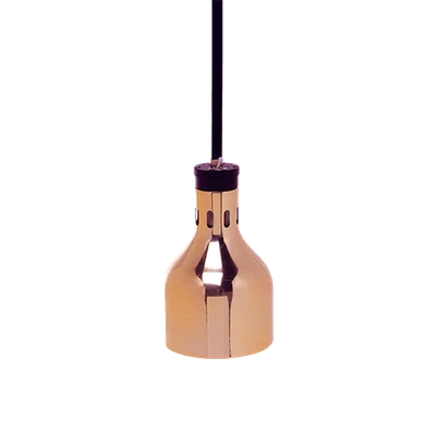Cres Cor IFW6410PB 60.37" Adjustable Length Ceiling Mount Rigid Polished Brass Hood Warmer with 1 Infra Red Bulb - 250 Watts