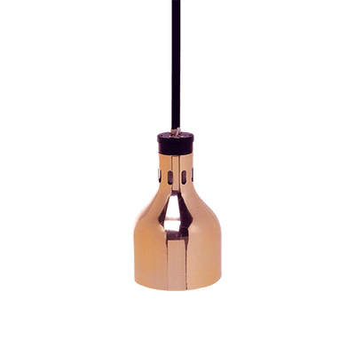 Cres Cor IFW6410PB 60.37" Adjustable Length Ceiling Mount Rigid Polished Brass Hood Warmer with 1 Infra Red Bulb - 250 Watts
