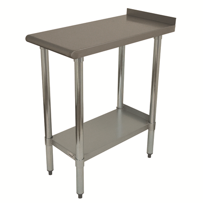 Advance Tabco FTS-3018-X 18" W x 30" D Stainless Steel 18 Gauge Special Value Equipment Filler Table