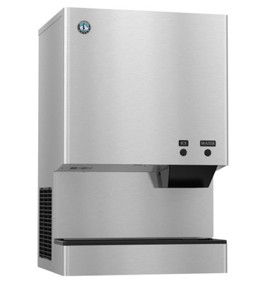 Hoshizaki DCM-300BAK 26" W Stainless Steel Air-Cooled Cubelet Ice Maker and Water Dispenser - 115 Volts
