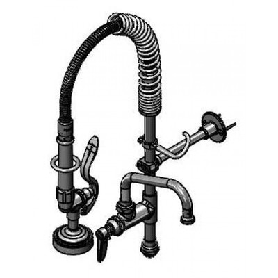 T&amp;S Brass Mpz-Kit-Ln06-Cr Mini Pre-Rinse Unit Retro-Fit Kit