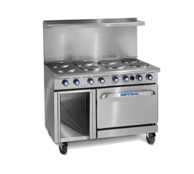 Imperial IR-8-E-XB 48" Electric Pro Series Restaurant Range - 208 Volts