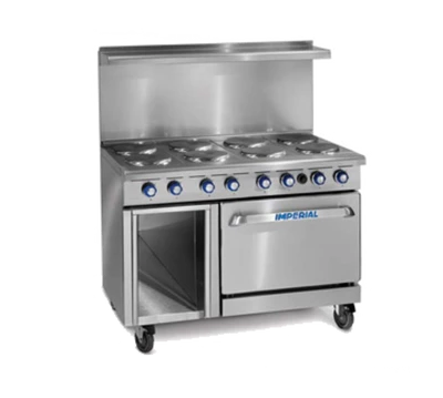 Imperial IR-8-E-XB 48" Electric Pro Series Restaurant Range - 208 Volts