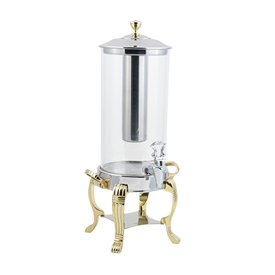 Bon Chef 40500 2 Gal. Juice Dispenser Stainless Steel Round