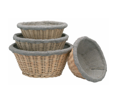 Matfer Bourgeat 118512 3 Lb. Round Banneton Proofing Basket