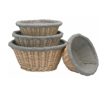 Matfer Bourgeat 118512 3 Lb. Round Banneton Proofing Basket