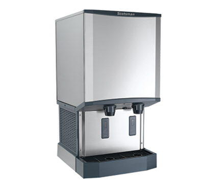 Scotsman HID540AX-1 Meridian 500 Lbs. Stainless Steel Air Cooled Nugget Ice and Water Dispenser - 115 Volts