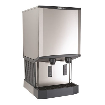 Scotsman HID540AX-1 Meridian 500 Lbs. Stainless Steel Air Cooled Nugget Ice and Water Dispenser - 115 Volts
