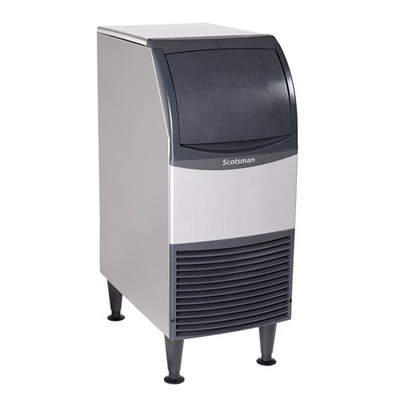 Scotsman UF0915AX-1 15" W Stainless Steel Air-Cooled Undercounter Ice Maker with Bin - 115 Volts