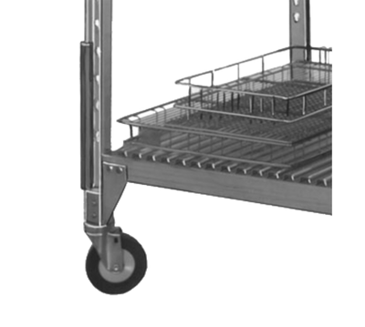 Cres Cor 1056 000 Non-Marking Gray Rubber Vertical Corner Bumpers