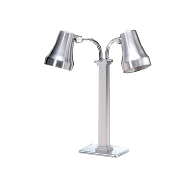 Spring USA 2792-5 Stainless Steel Double Heat Lamp with 2 Bulbs - 110-120 Volts, 250 Watts