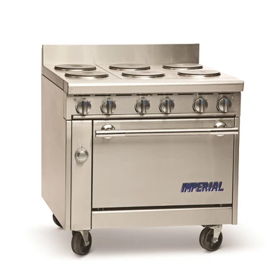 Imperial IHR-6-E-XB 36" Heavy Duty Range - 208 Volts