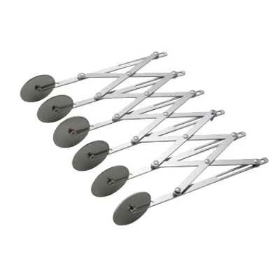 Winco ADD-6 Dough Divider 6 Wheel Stainless Steel