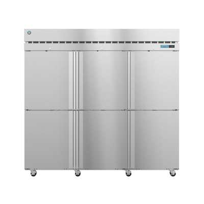 Hoshizaki F3A-HS 83" W Three-Section Solid Door Reach-In Steelheart Series Freezer - 115 Volts