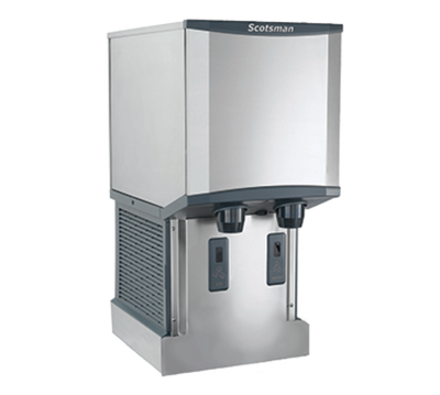 Scotsman HID312AWX-1 Meridian 260 Lbs. Stainless Steel Air Cooled Nugget Ice and Water Dispenser - 115 Volts