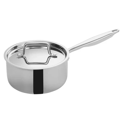 Winco TGAP-3 2.50 Qt Tri-Ply Tri-Gen Induction-Ready Sauce Pan