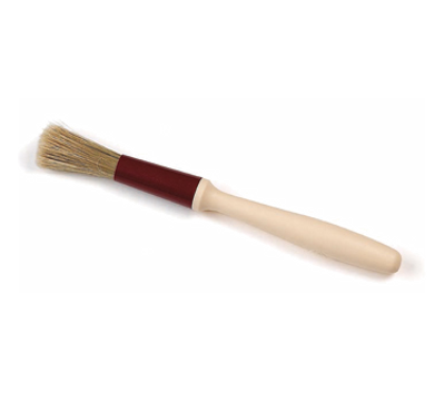 Matfer Bourgeat 116020 Pastry Brush 8-3/4" O.A. 1/2" Dia. Round Natural Bristles