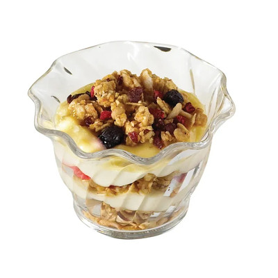 Cambro SRB5152 5 oz Clear Swirl Bowl