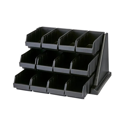 Cambro 12RS12110 Versa Organizer Rack With (12) bins 25-1/8"