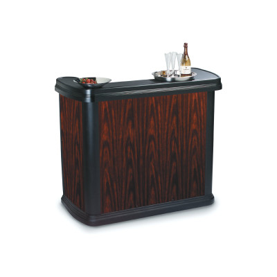 Carlisle 7550094 15 Gallon Polyethylene Cherrywood Portable Bar