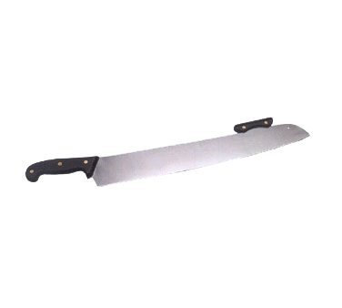 American Metalcraft PPK17 18&quot; Stainless Steel Pizza Knife POM Double Handle