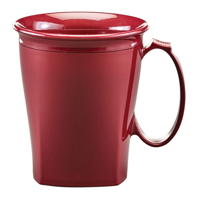 Cambro MDSHM8487 The Harbor Collection 8 oz Cranberry Polypropylene Mug