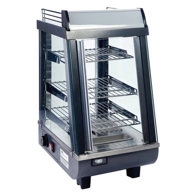 Winco HDM-13 Heated Display Merchandiser 13-1/2"W Countertop Includes (1 Set)