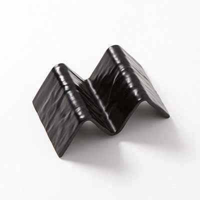 American Metalcraft THMB1 5" L x 3" W x 2" H Melamine Taco Holder