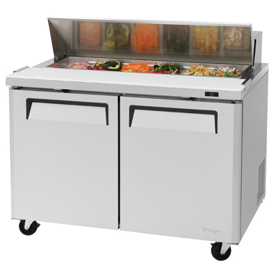 Turbo Air MST-48-N 48.25&quot; W Two-Section Two Door M3 Series Sandwich/Salad Unit