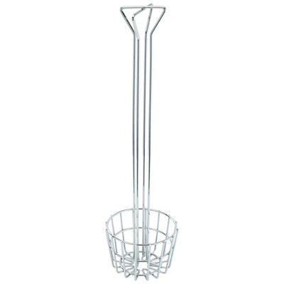 Winco TB-25 6-1/4" dia., round, 25" long handle Tortilla Shell Fry Basket
