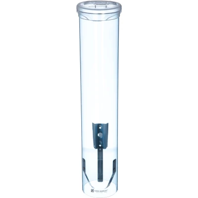 San Jamar C4160TBL Plastic 2-1/4" to 2-7/8" 16" Water Cup Dispenser