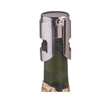American Metalcraft CHBST112 Stainless Steel Champagne Bottle "Popper-Stopper"