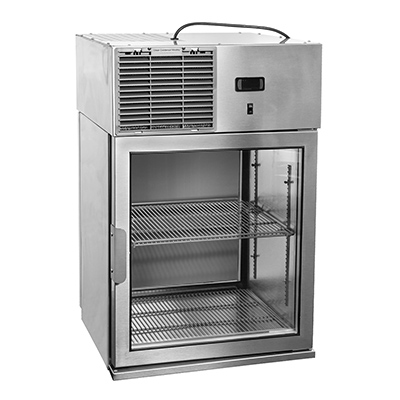 Glastender CM24, 24"W, Pass-Thru Refrigerator Merchandiser Countertop