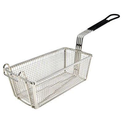 Winco FB-05 11"L x 5-3/8"W x 4-1/4"H Rectangular Fry Basket