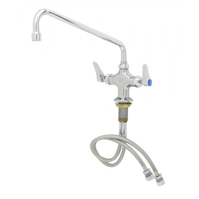 T&amp;S Brass B-0201-CR Mixing Faucet single hole deck mount 12"