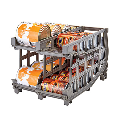 Cambro UCR10AR8580 Camshelving Ultimate #10 Can Add-On Rack Brushed Graphite