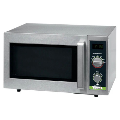 Winco EMW-1000SD Spectrum Stainless Steel Commercial Microwave - 120 Volts